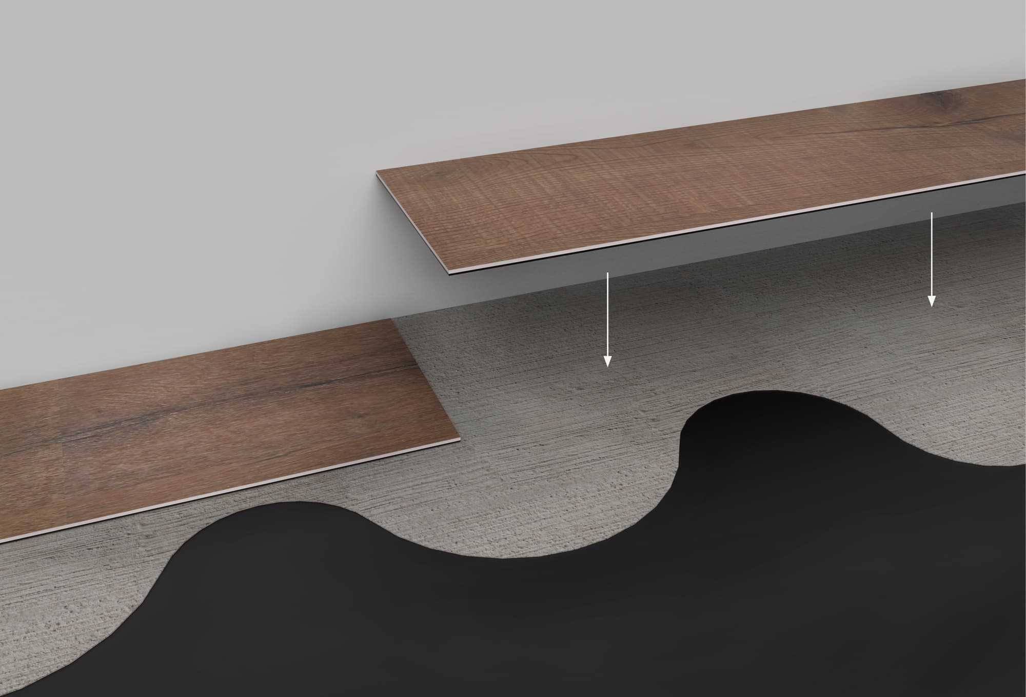 Glue Down Installation System